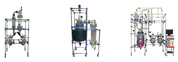 glass chemical reactor customize